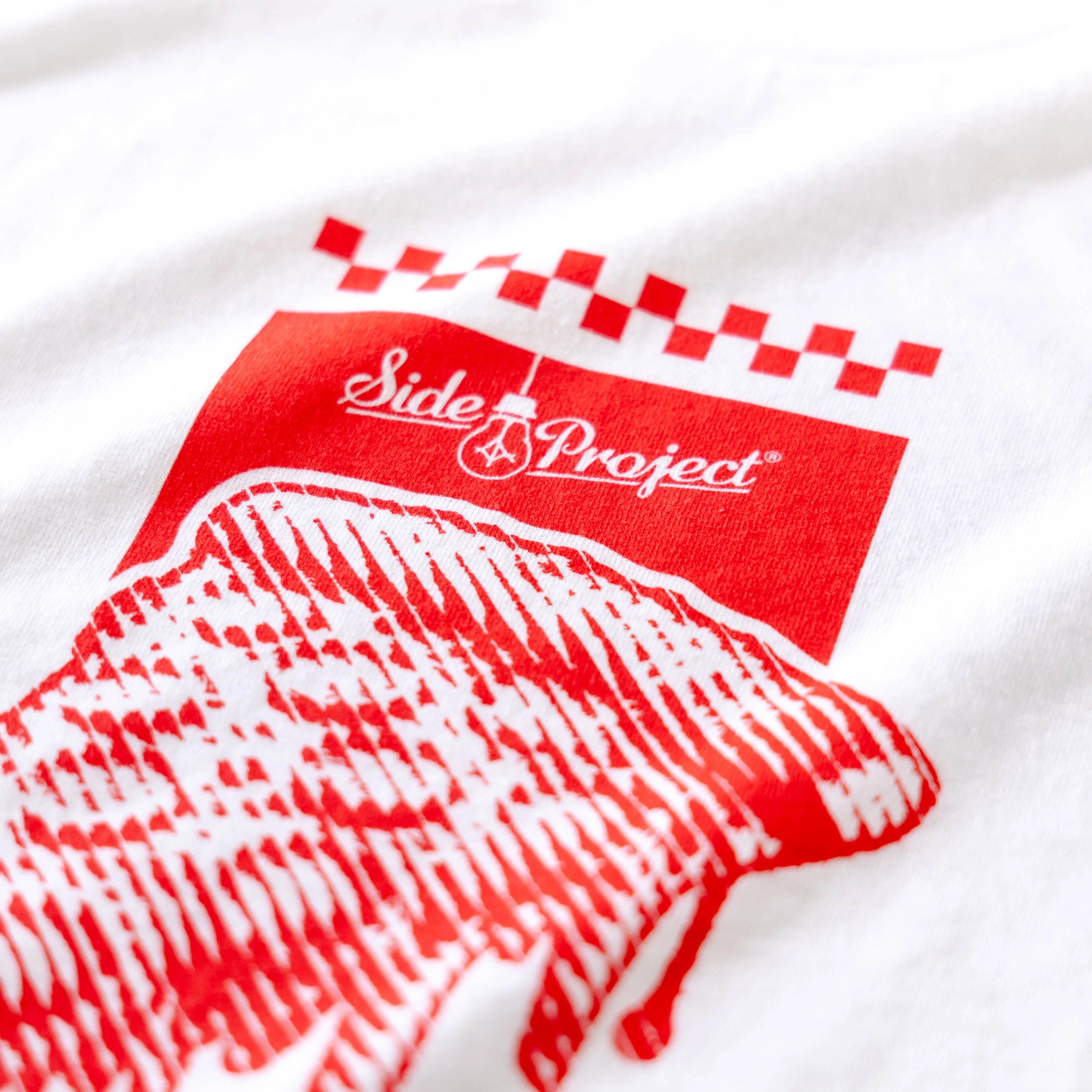 Pizza Drip T-Shirt - White - Image 3