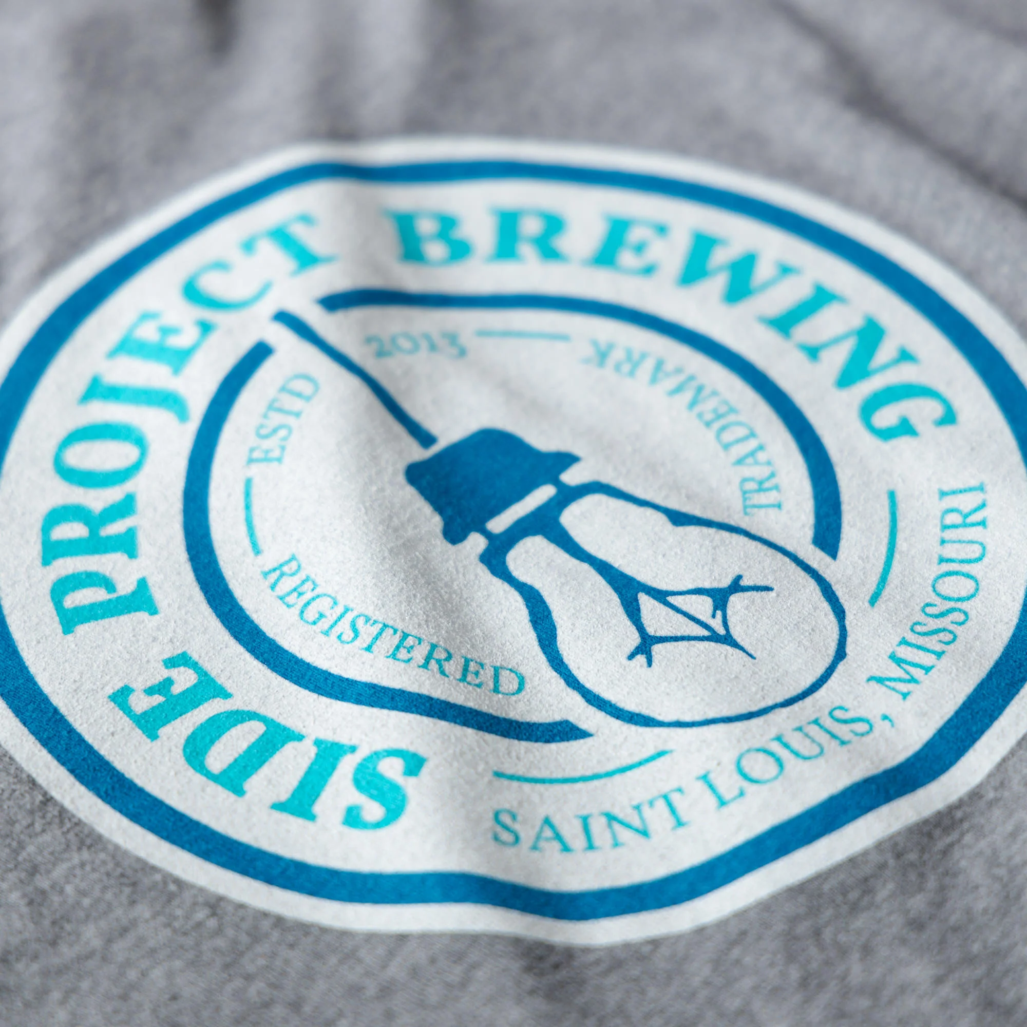 Circle Logo Light Weight Hoodie - Grey (XL Only) - Image 4