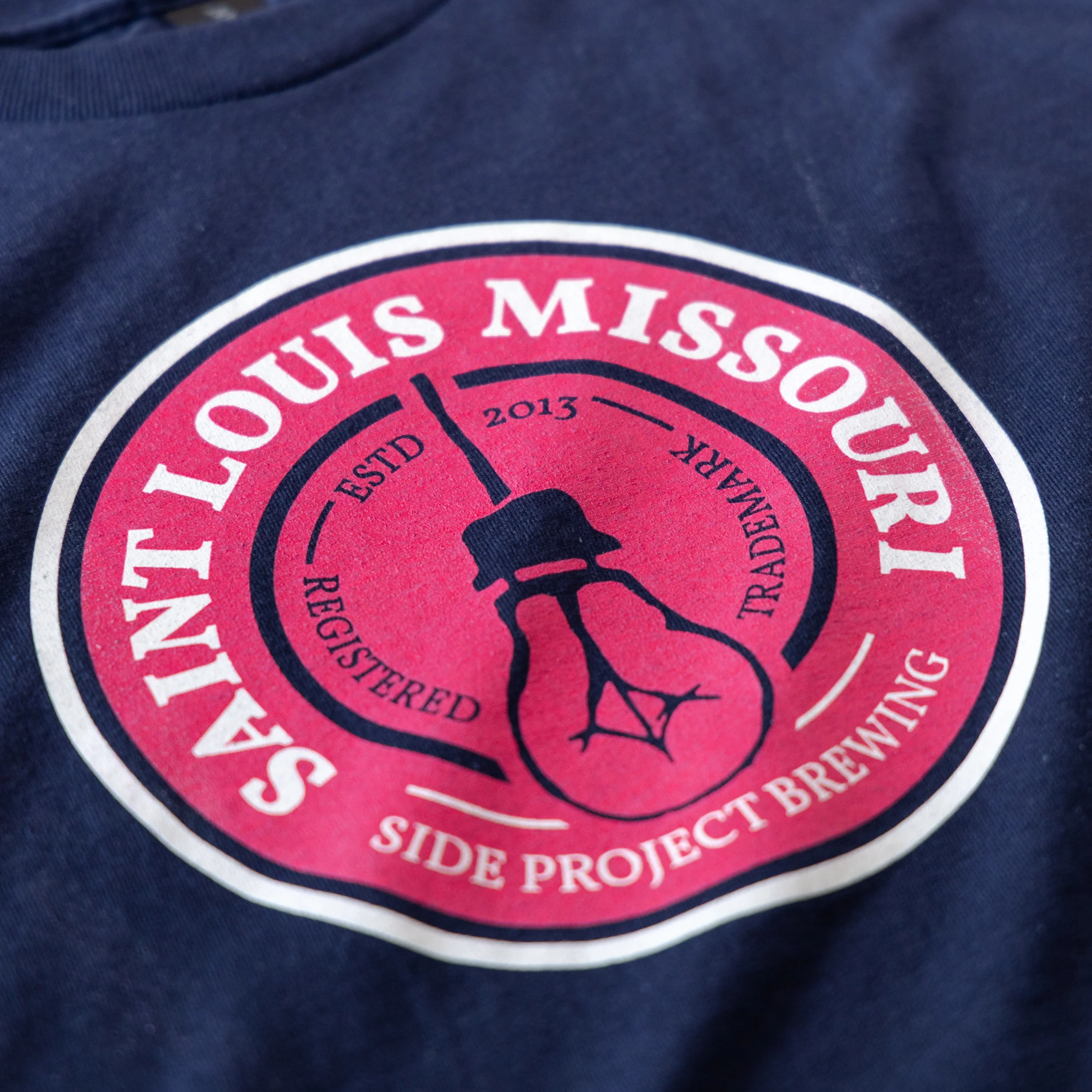 Soccer Circle Logo T-Shirt - Navy - Image 3