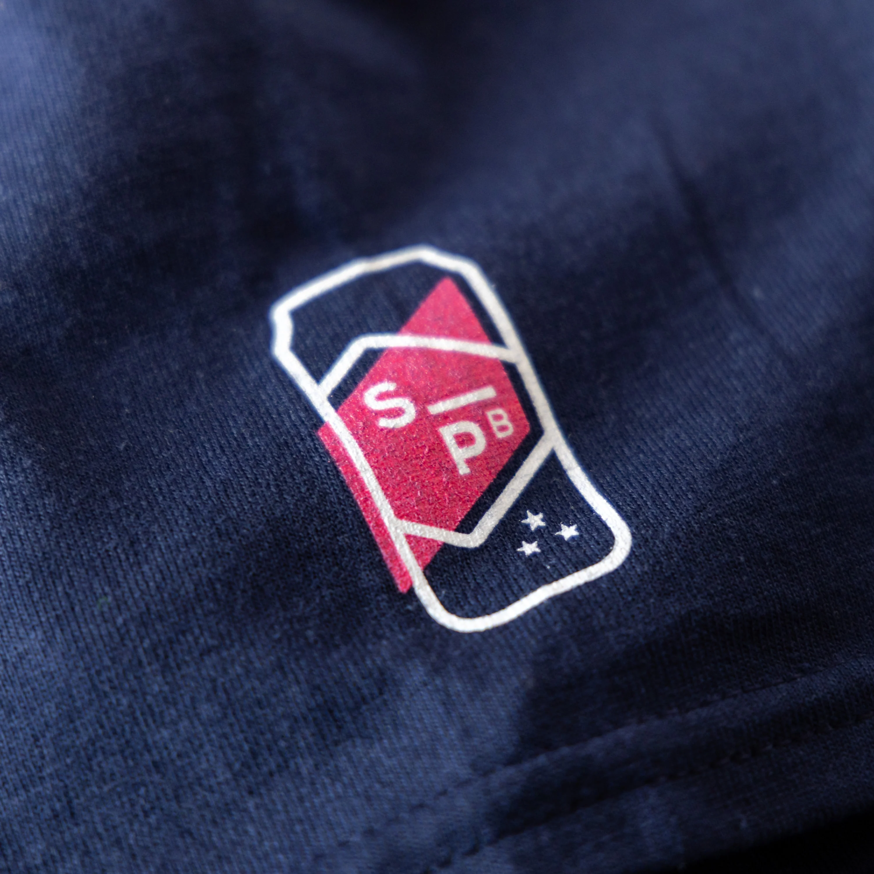 Soccer Circle Logo T-Shirt - Navy - Image 4